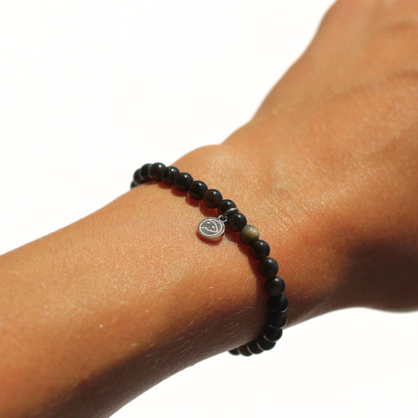 Golden Glow Obsidian Bracelet