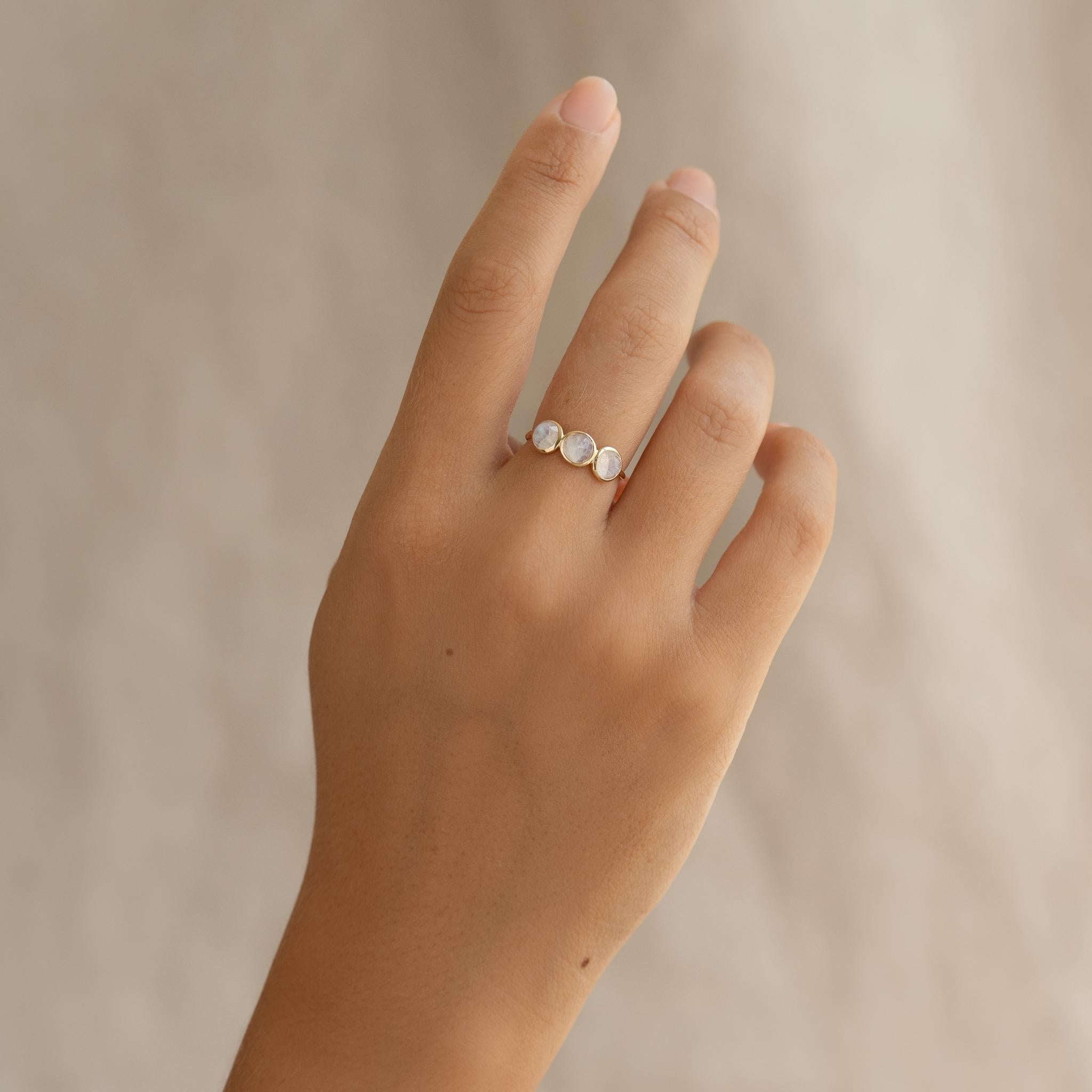 Moonlight Moonstone Ring