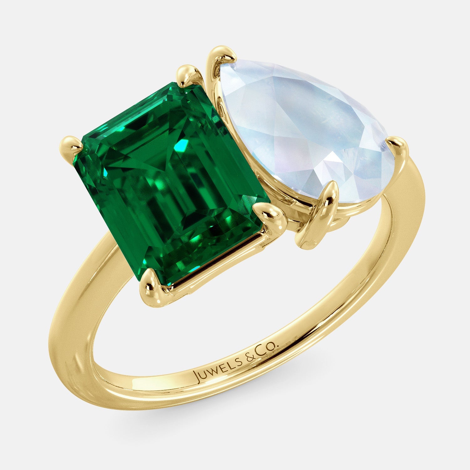 Emerald Harmony Ring