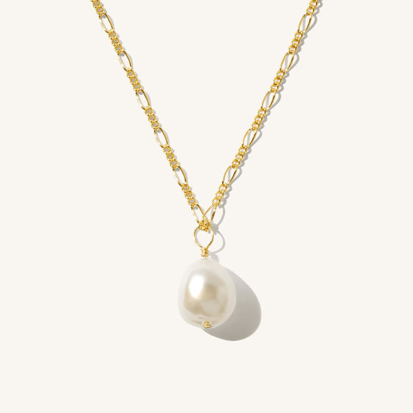 Golden Glow Pearl Necklace