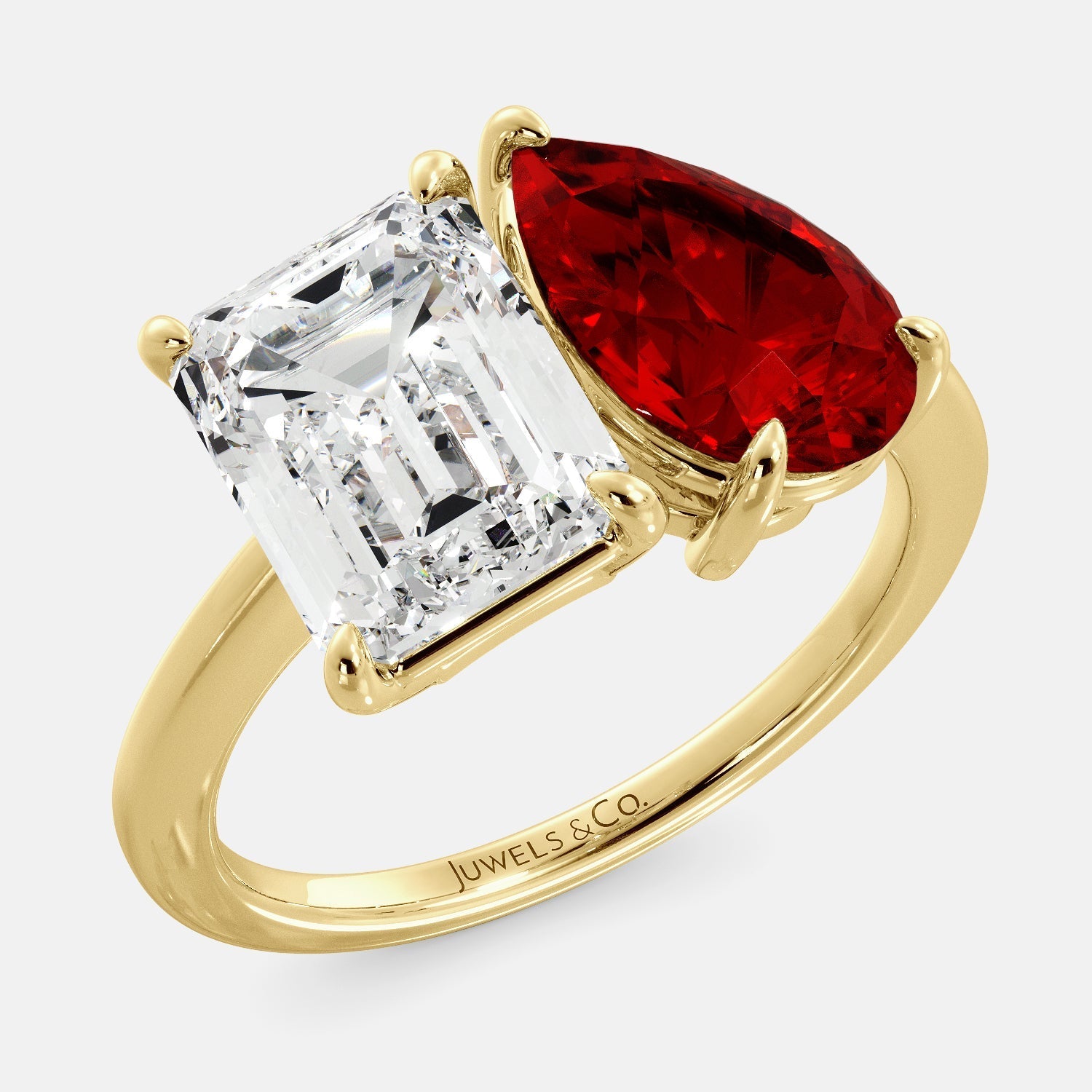 April Birthstone Elegance Ring