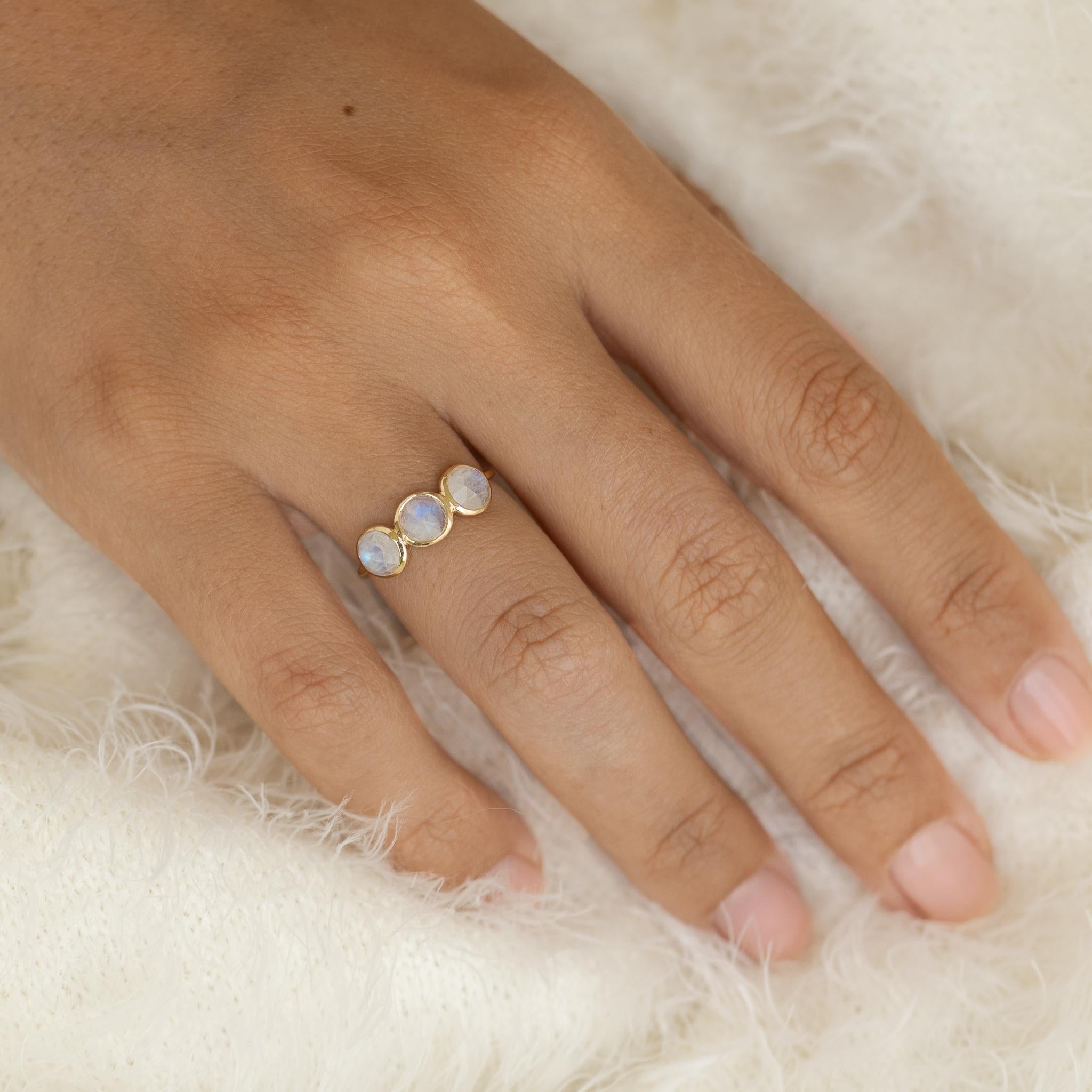 Moonlight Moonstone Ring