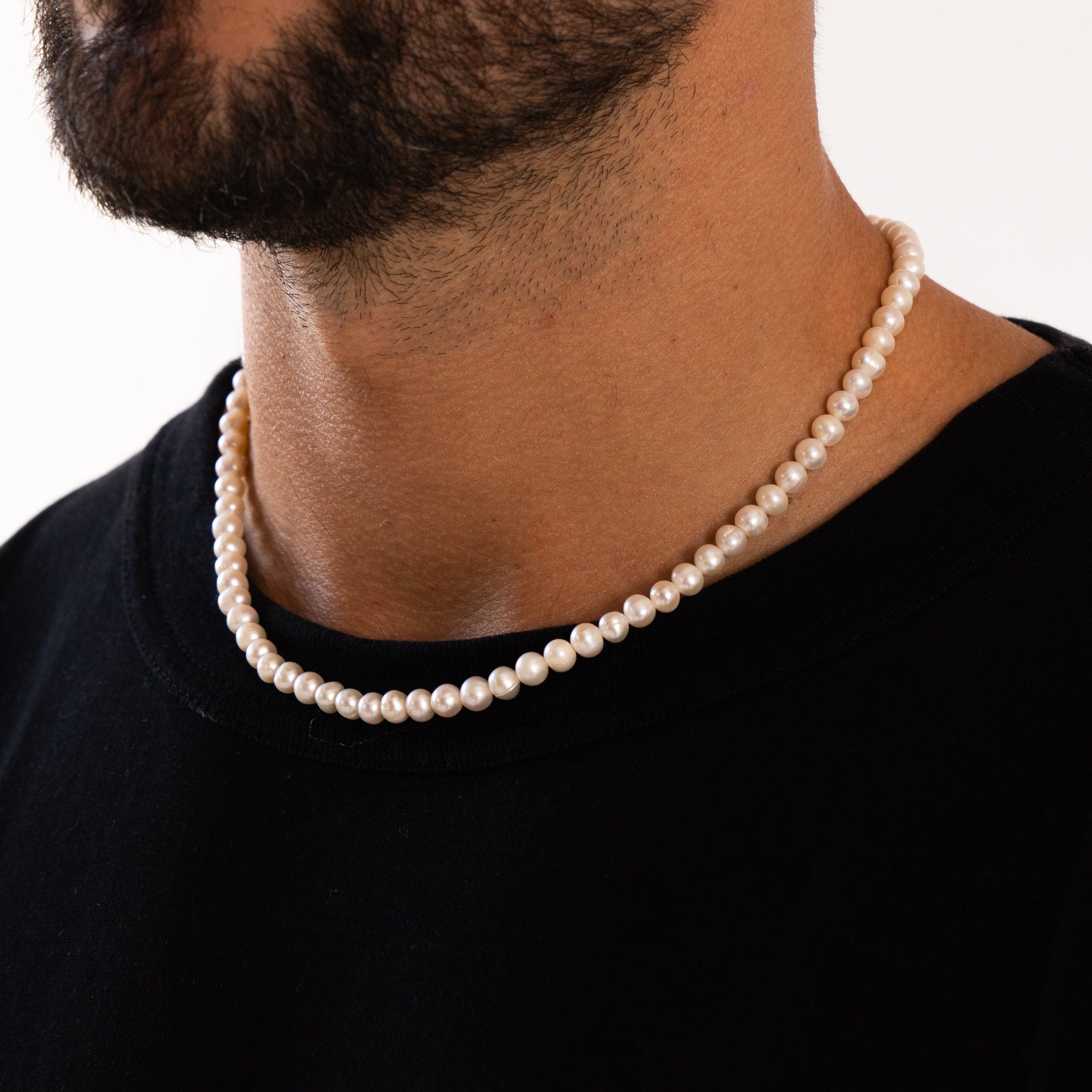 Timeless Men's Pearl Necklace