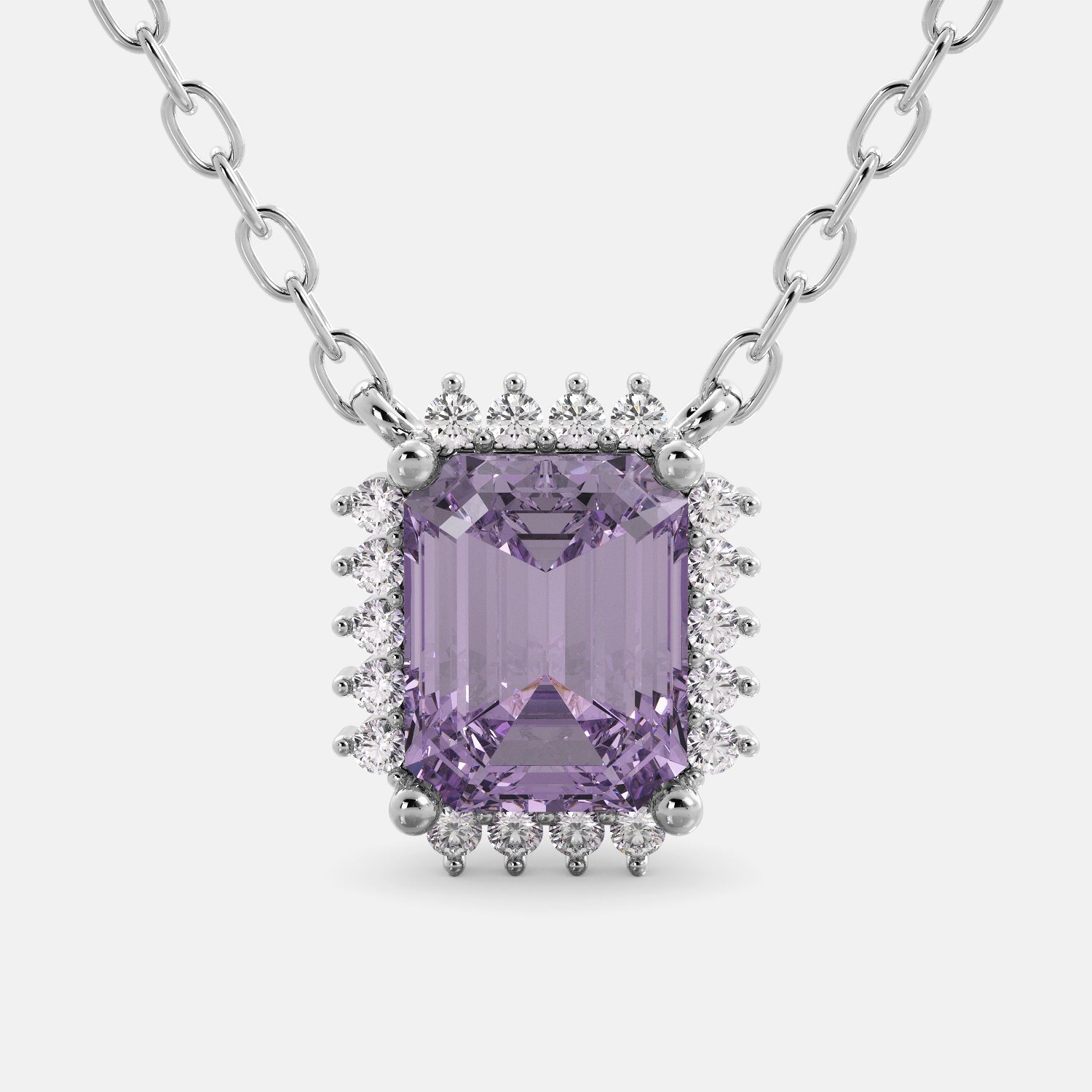 Dazzling Birthstone Garnet Necklace