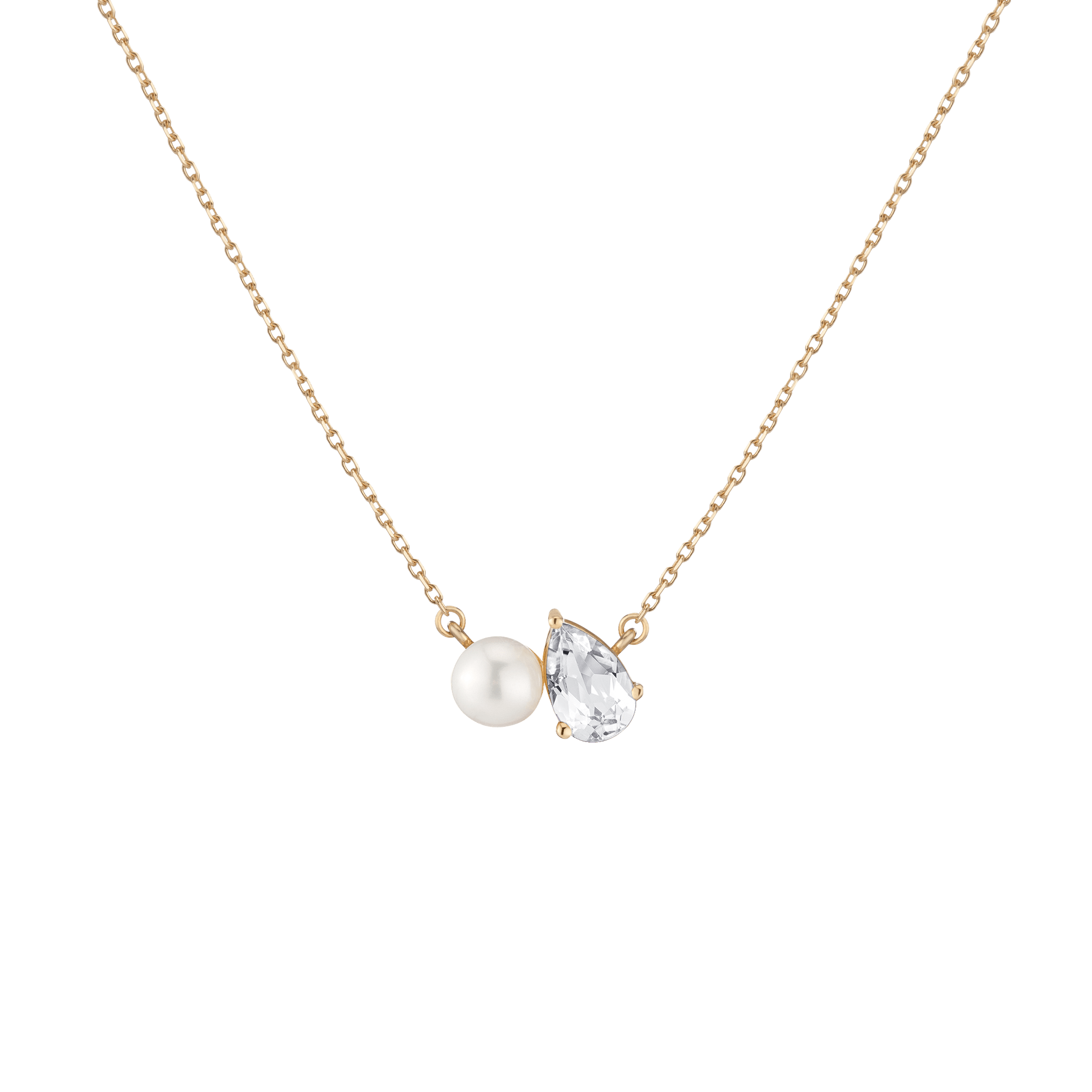 Duo Charm Birthstone Necklace