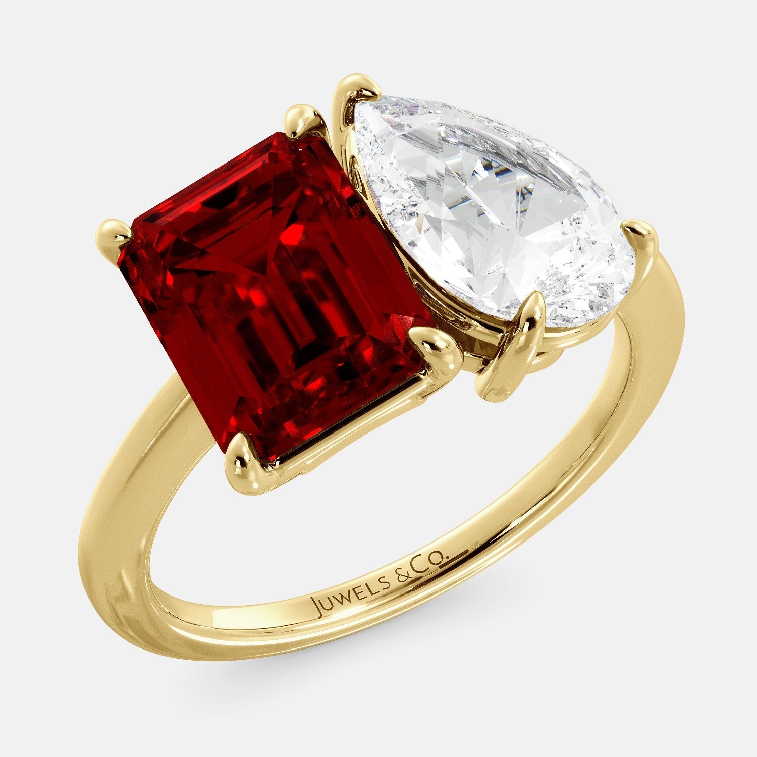 Ruby Radiance Birthstone Ring