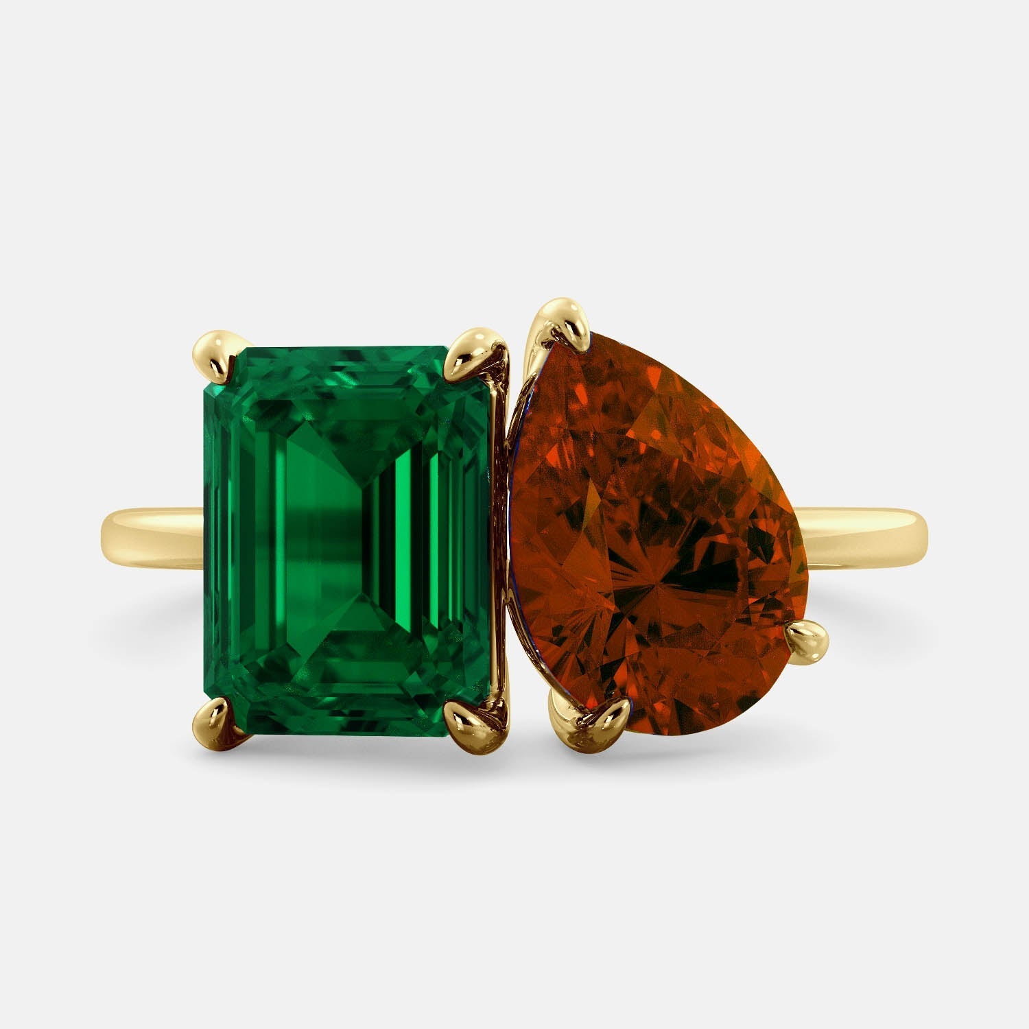 Emerald Harmony Ring