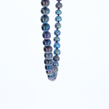 Blue Pearl Necklace