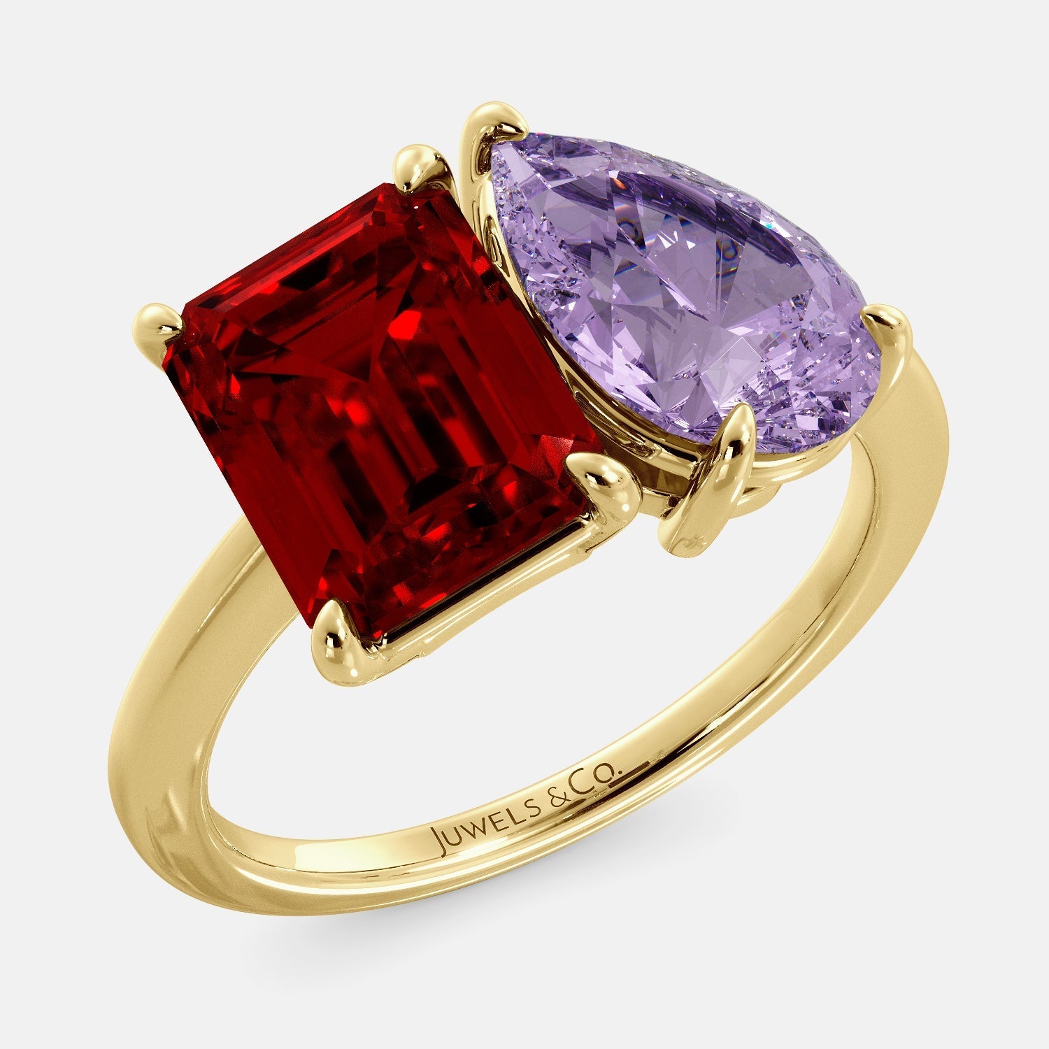 Ruby Radiance Birthstone Ring