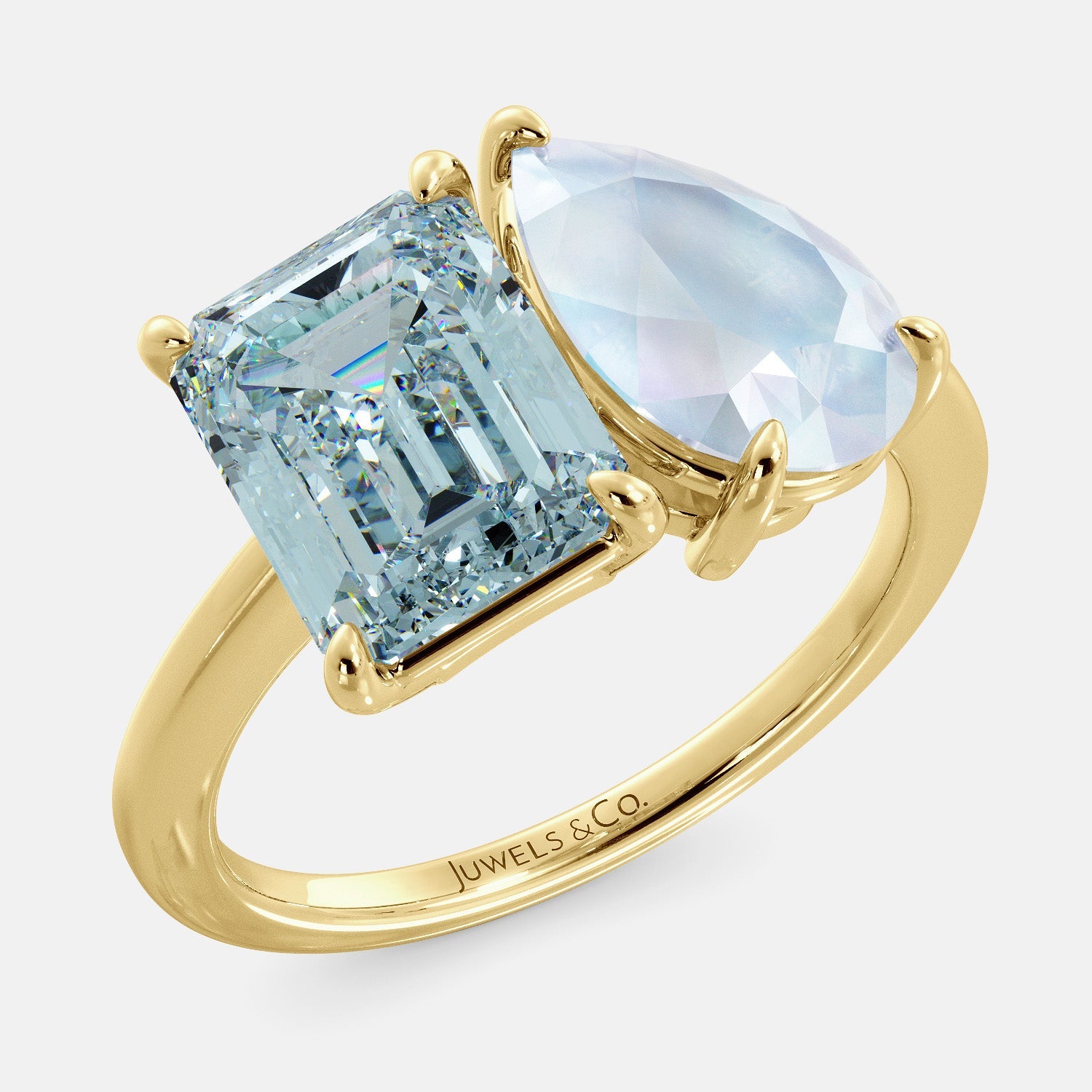 Aquamarine March Birthstone Ring