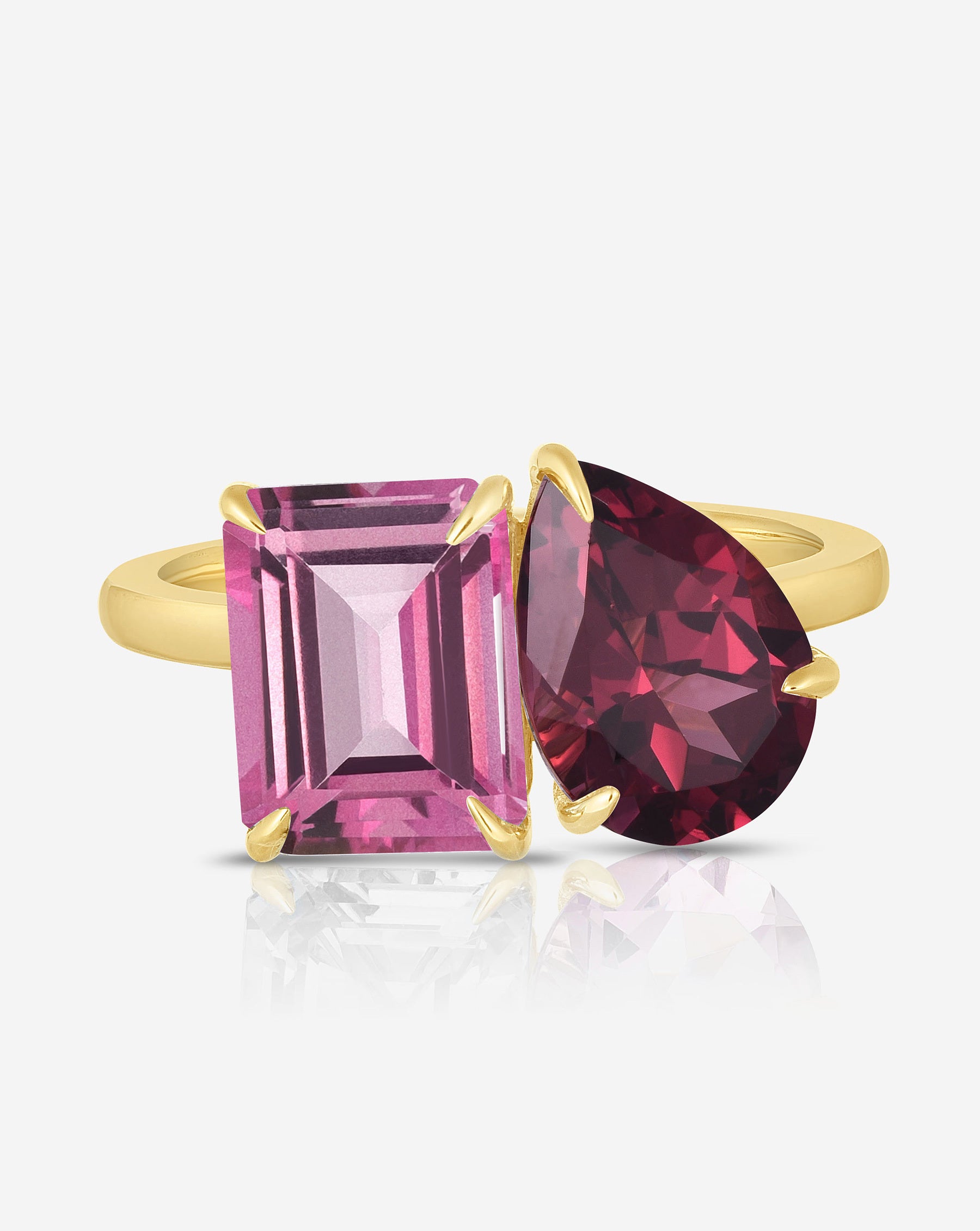 January Birthstone - Rhodolite Ring
