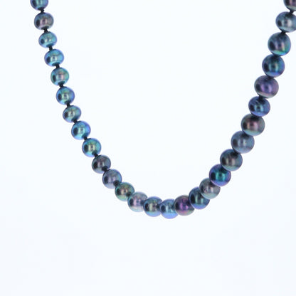 Blue Pearl Necklace