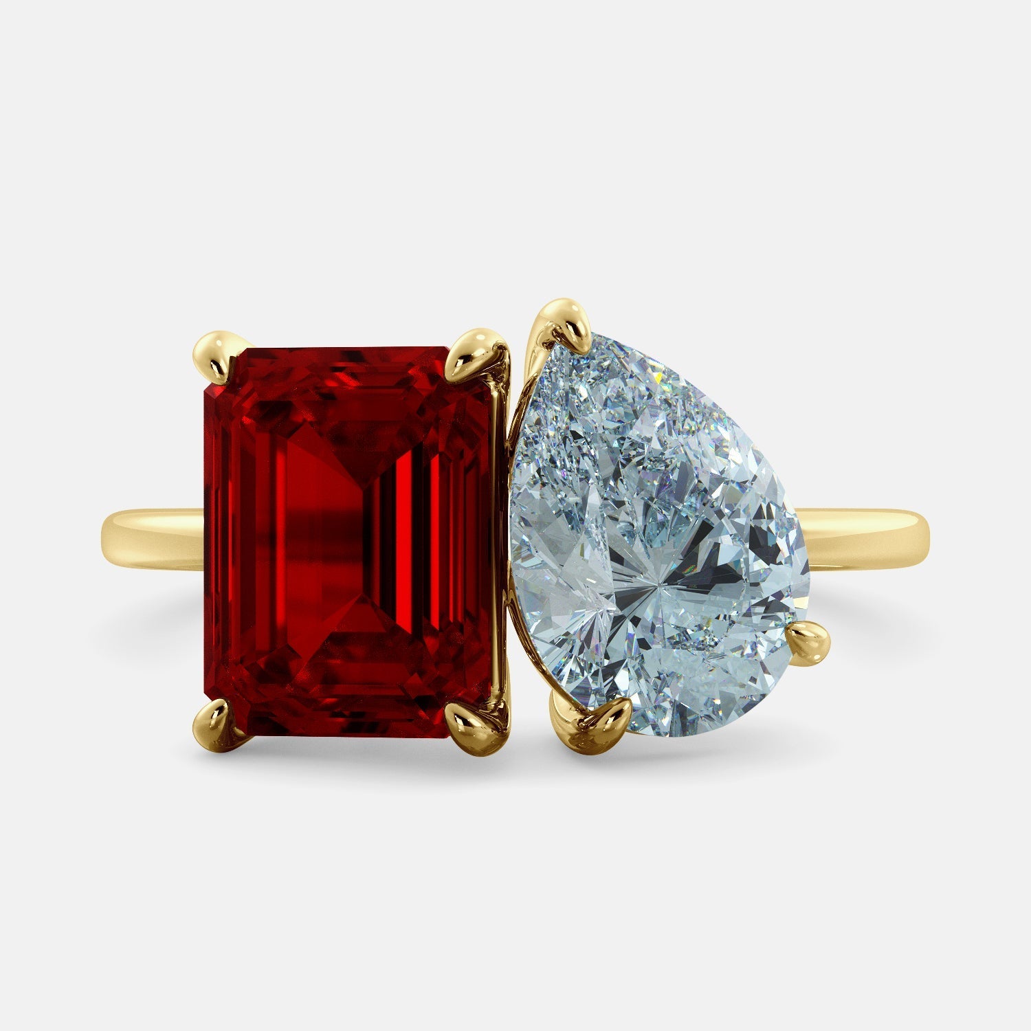 Ruby Radiance Birthstone Ring