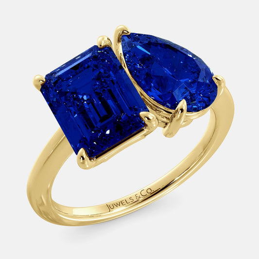 September Sapphire Serenity Ring