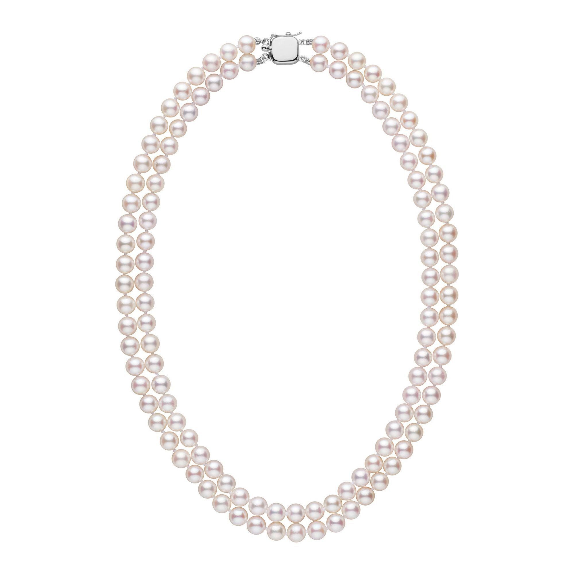 Elegant Double-Strand Pearl Necklace
