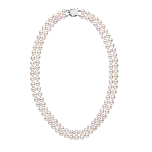 Elegant Double-Strand Pearl Necklace