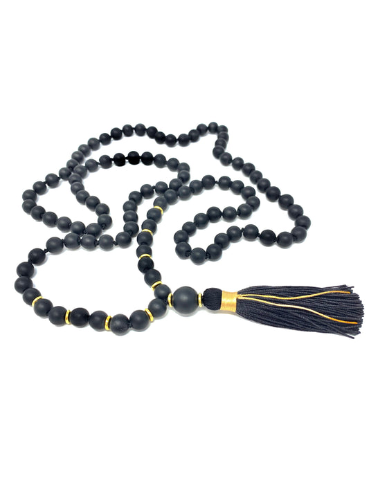 Empowerment Onyx Mala Necklace