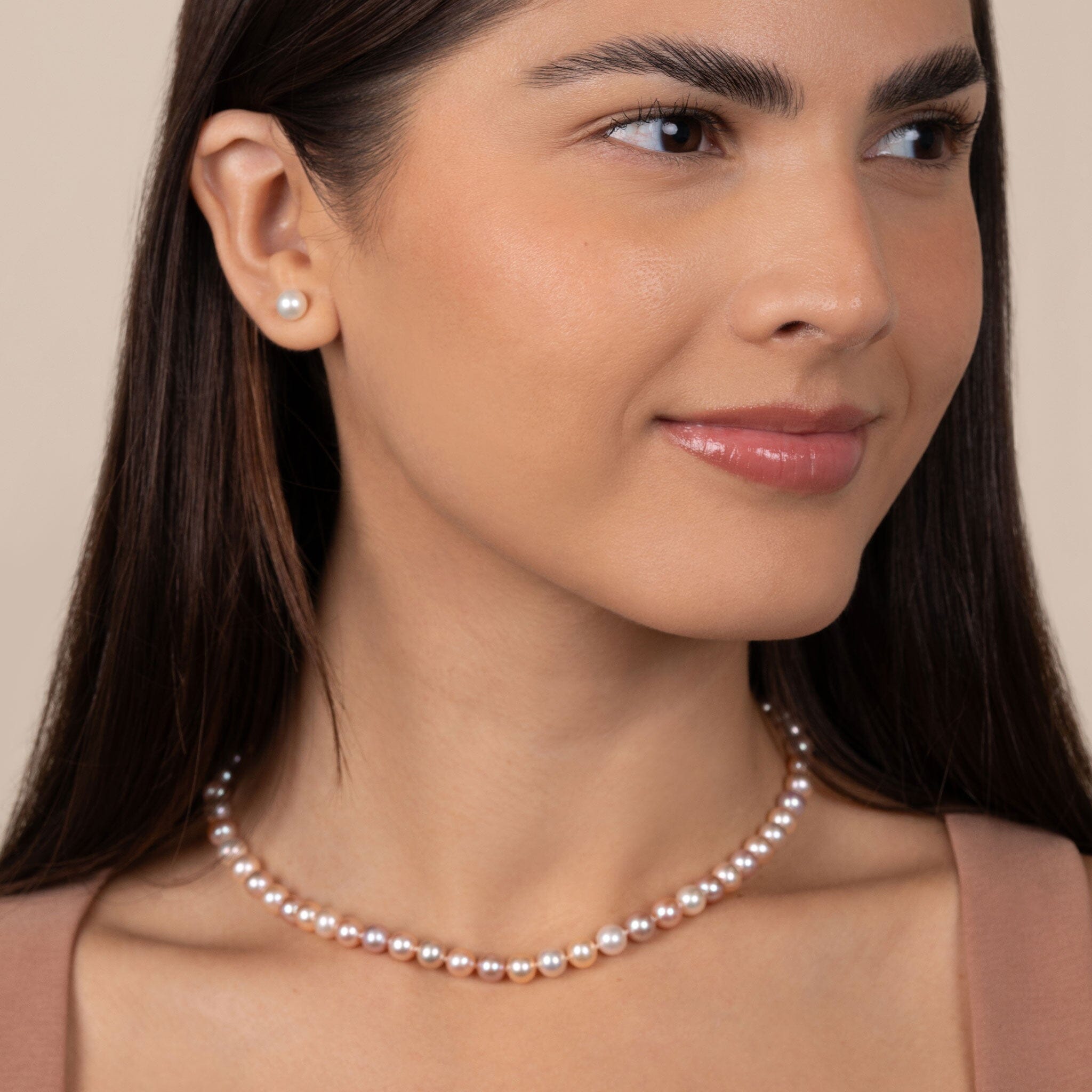 Gleaming Multi-Tone Yellow Pearl Necklace