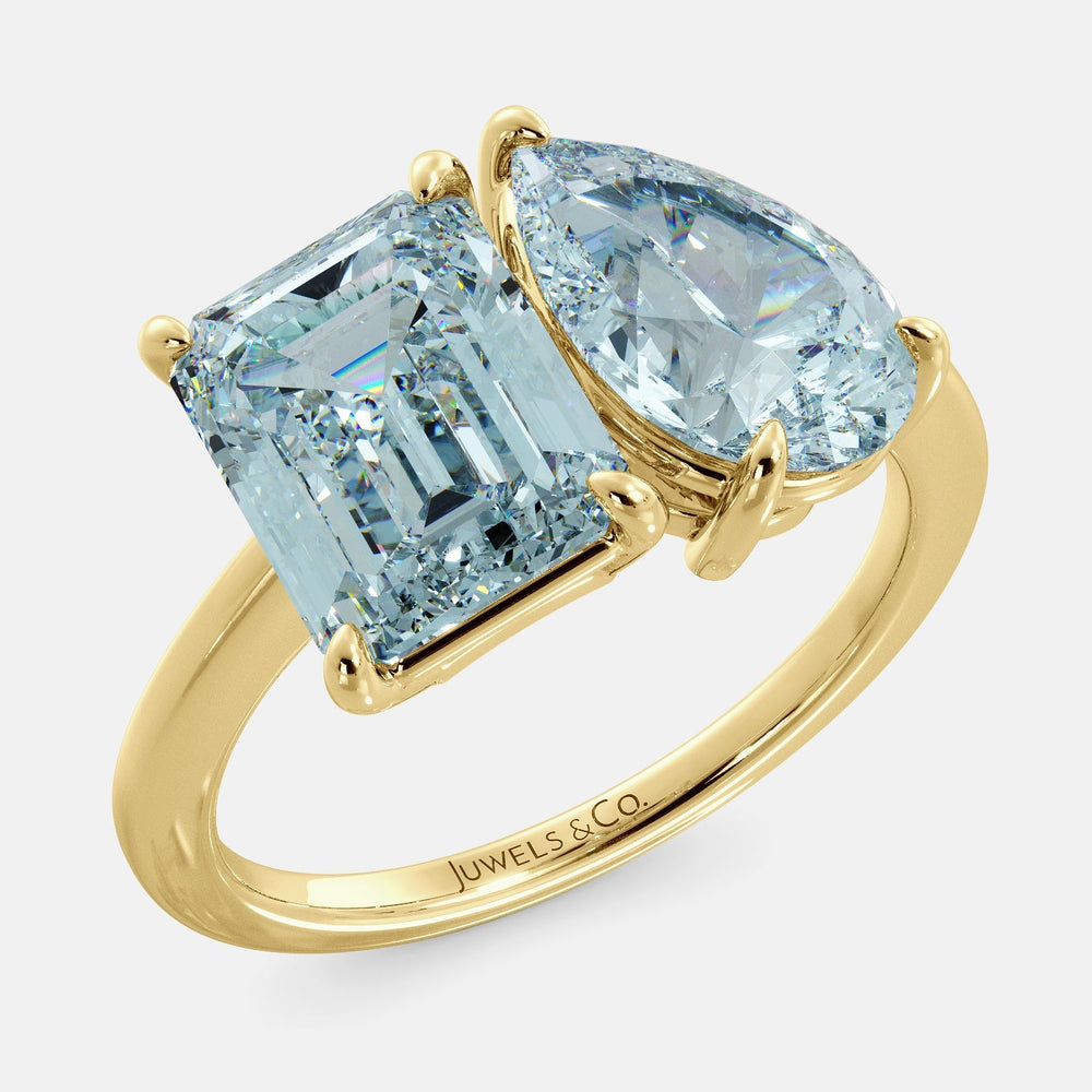 Aquamarine March Birthstone Ring