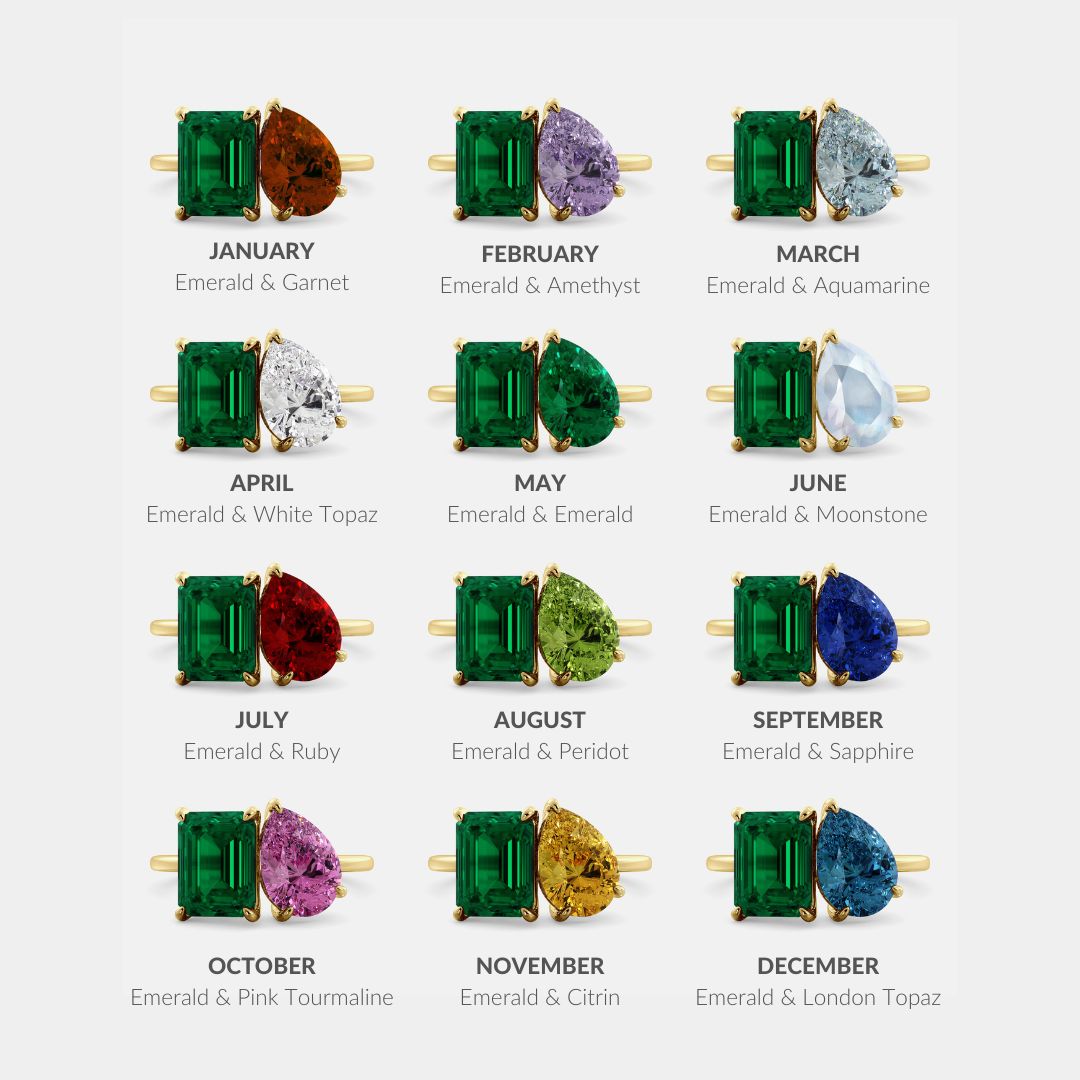 Emerald Harmony Ring