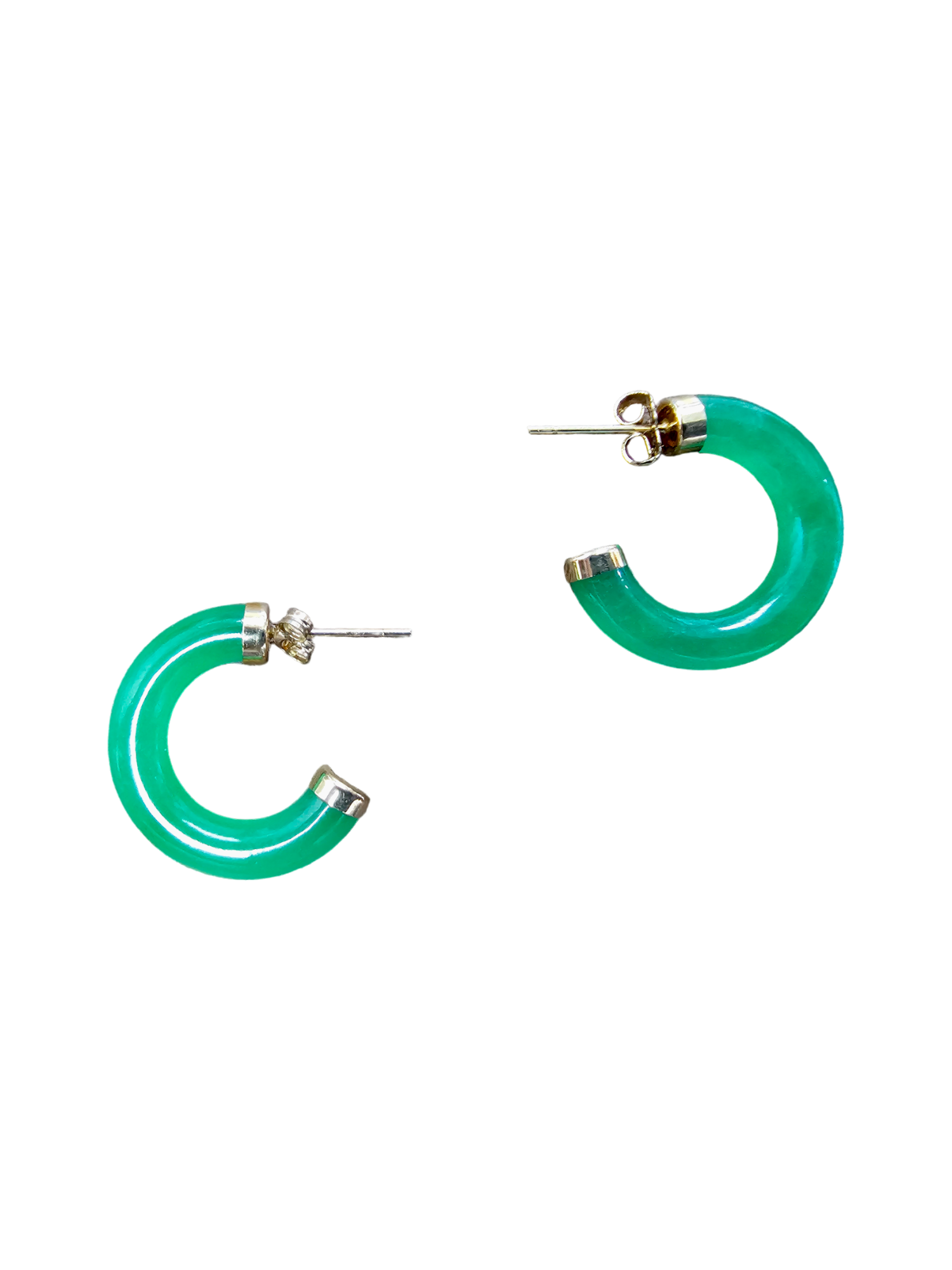 Timeless Jade Hoops