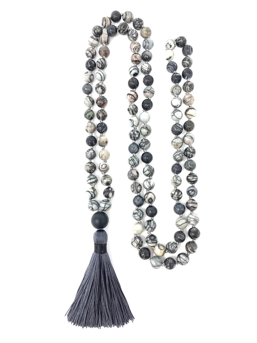 Harmony Onyx Knotted Mala