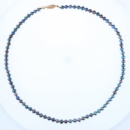 Blue Pearl Necklace