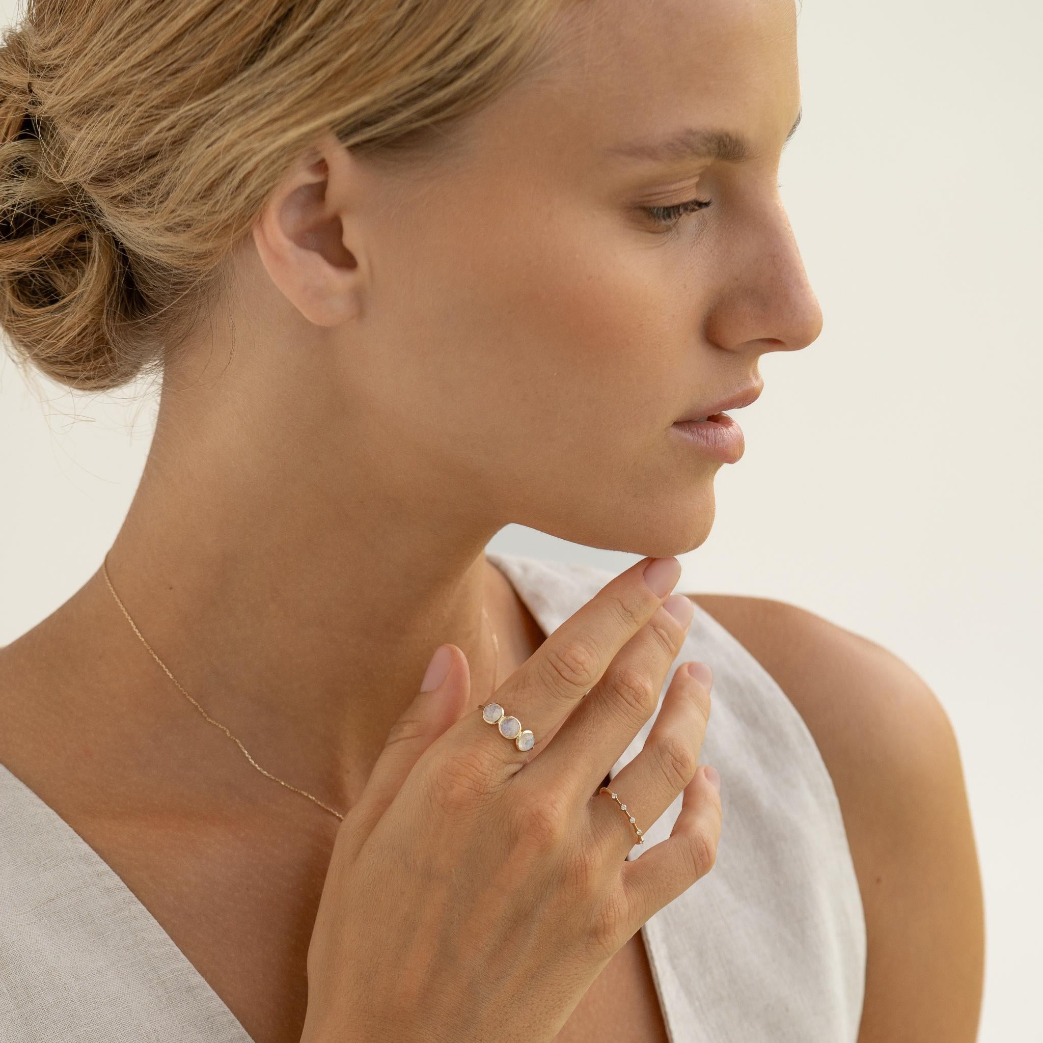 Moonlight Moonstone Ring