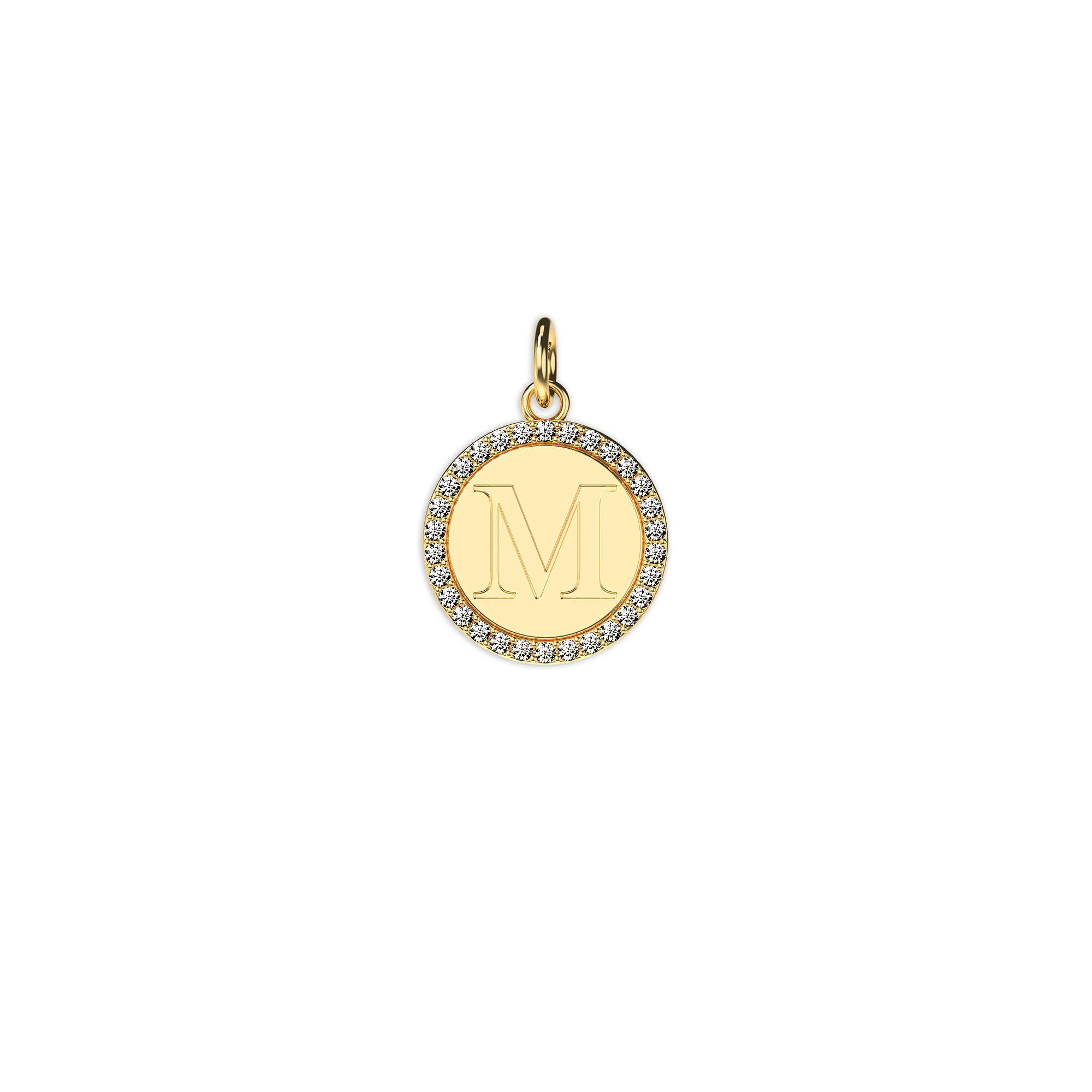 Vintage Men's Initial Necklace
