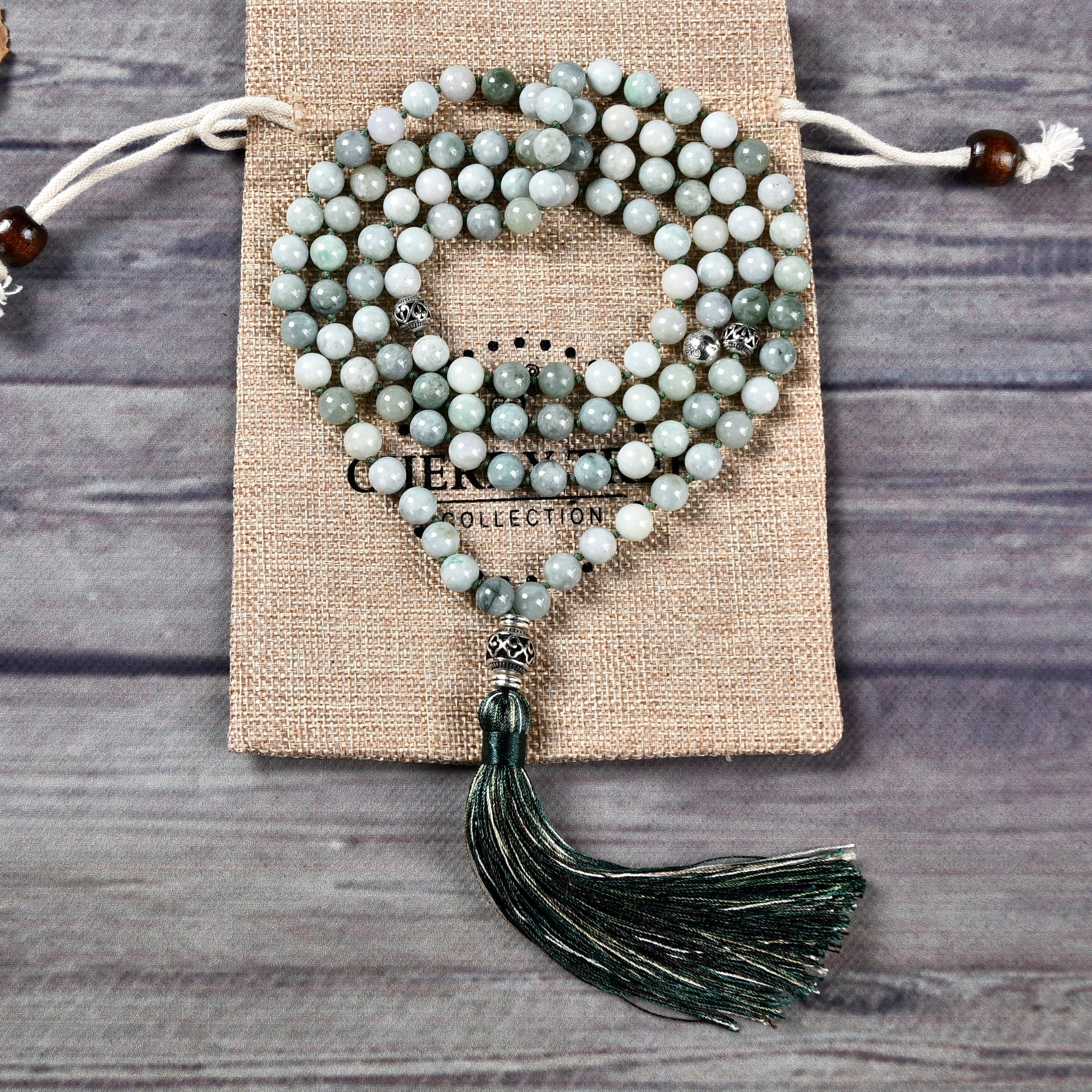 Serenity Jade Knotted Mala