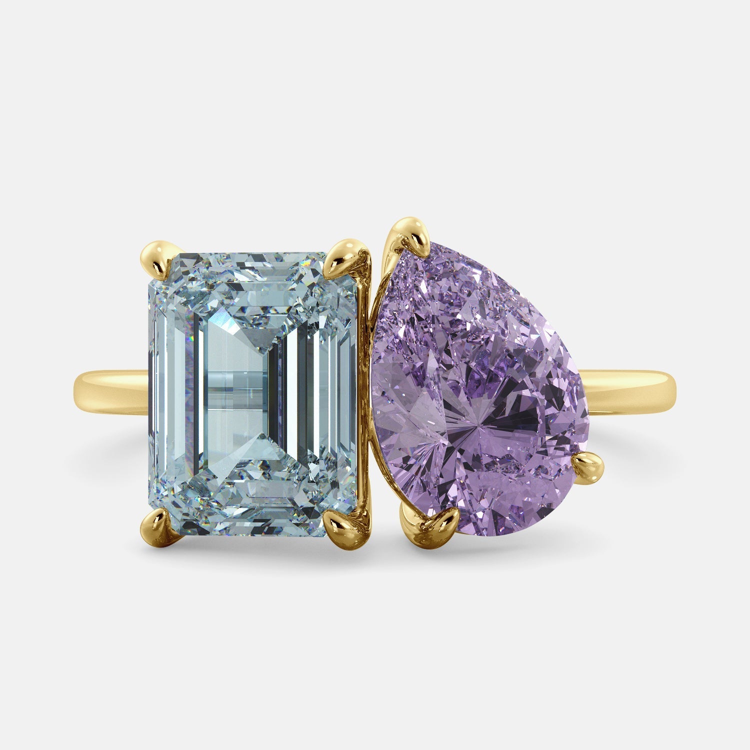 Aquamarine March Birthstone Ring