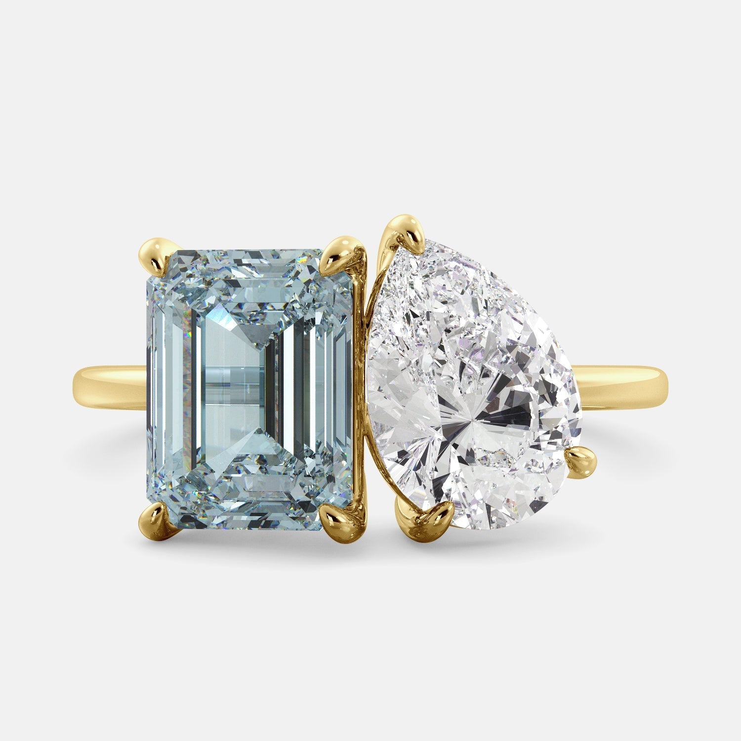 Aquamarine March Birthstone Ring
