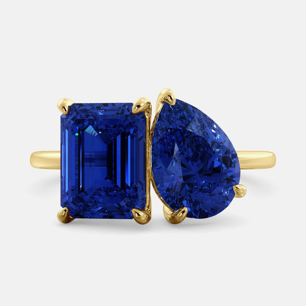 September Sapphire Serenity Ring