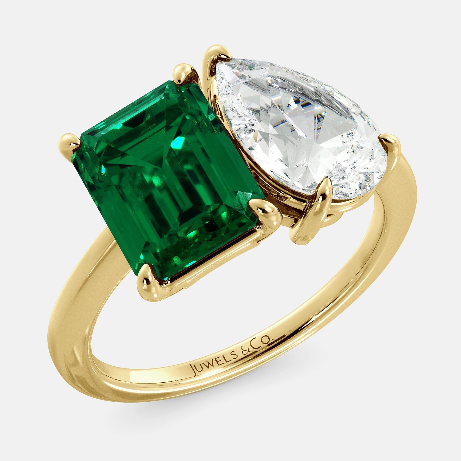 Emerald Harmony Ring
