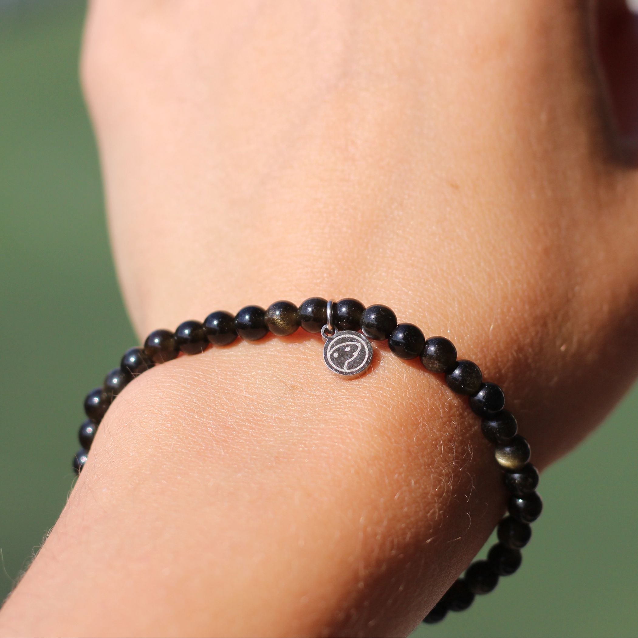 Golden Glow Obsidian Bracelet