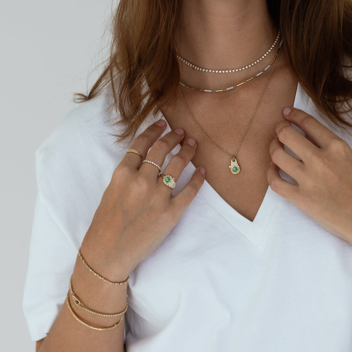 Sparkling Birthstone Lock Charm