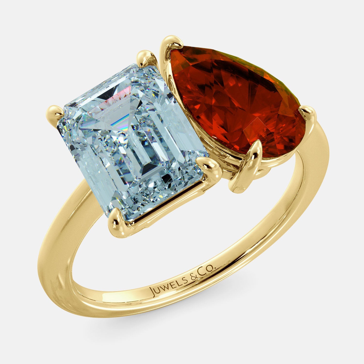 Aquamarine March Birthstone Ring