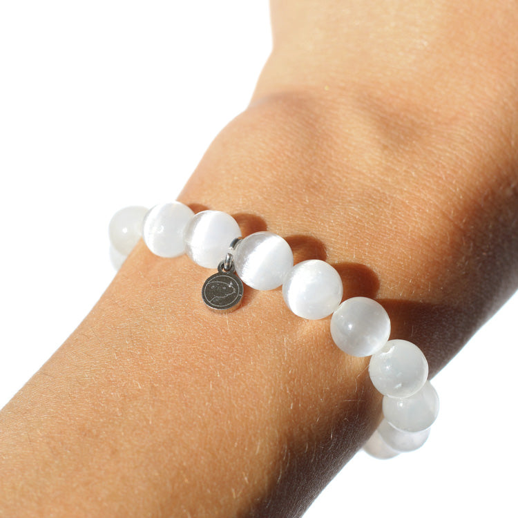 Calm & Clarity Selenite Bracelet
