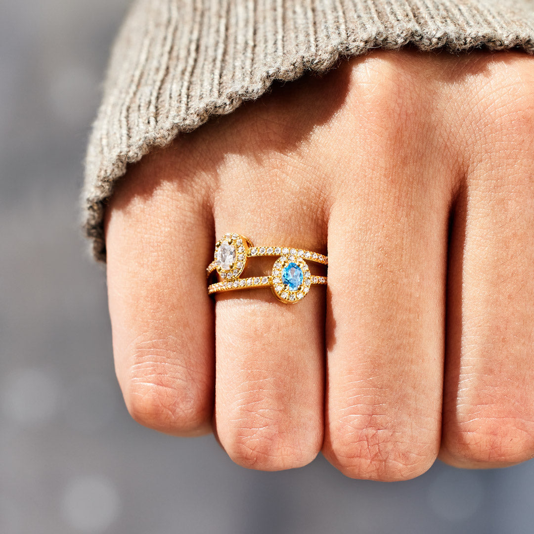 Heartfelt Two Tones Ring