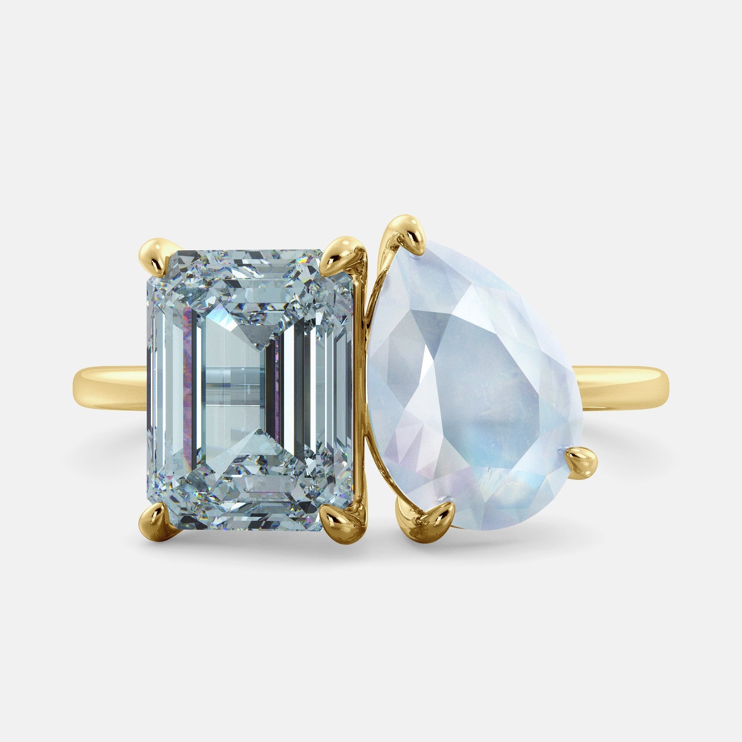 Aquamarine March Birthstone Ring