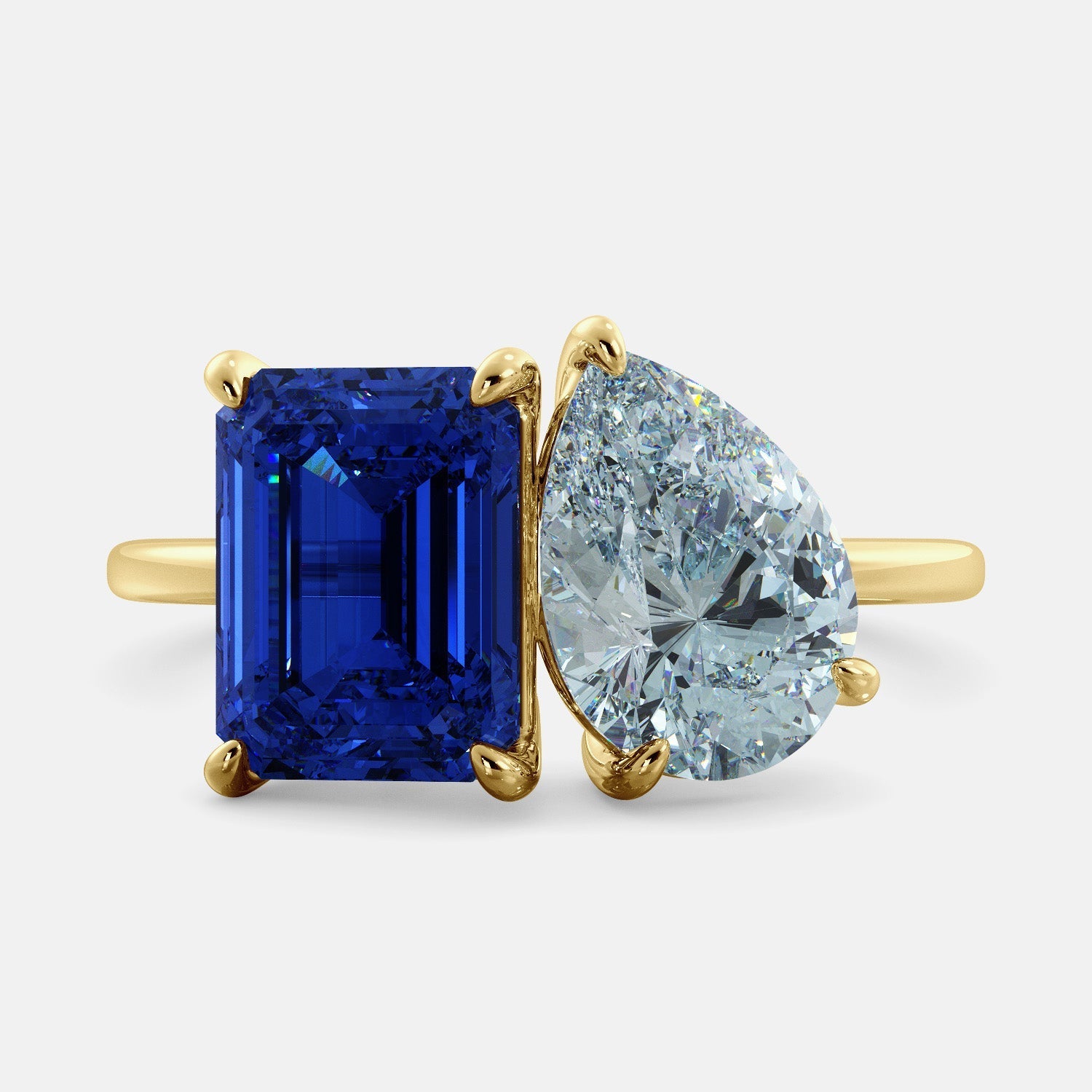 September Sapphire Serenity Ring