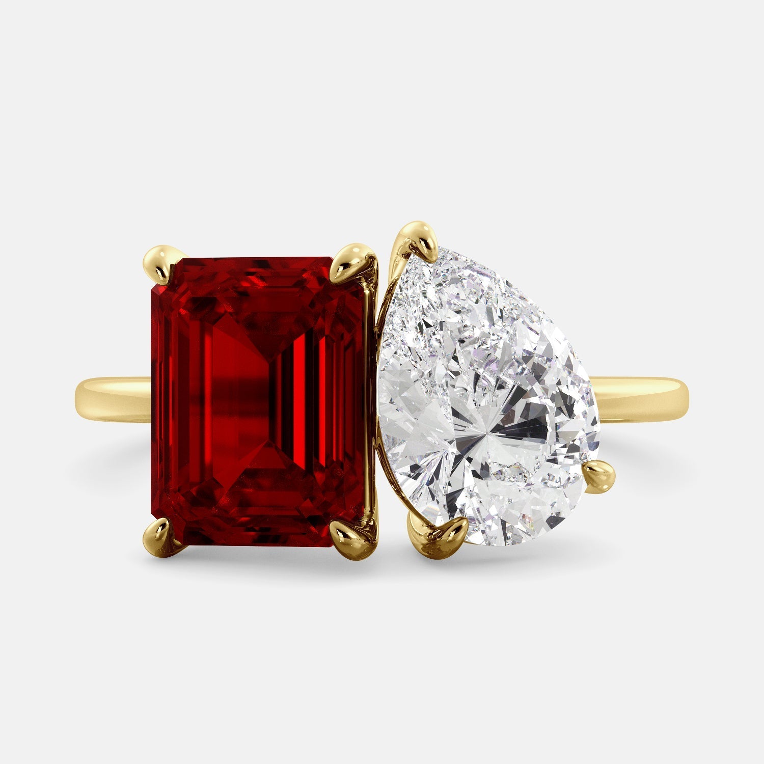 Ruby Radiance Birthstone Ring